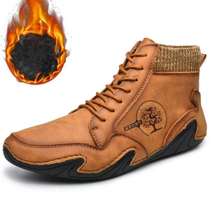 draussenfeet handgemachte lederschuhe stiefel 31155 braun