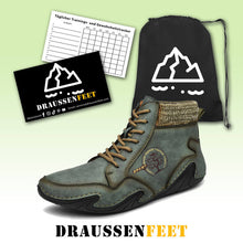 Load image into Gallery viewer, Men Handmade Soft Slip Resistant lace -up boots made of leather
