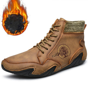 draussenfeet handgemachte lederschuhe stiefel 31155 khaki