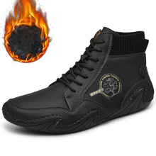 Lade das Bild in den Galerie-Viewer, draussenfeet handgemachte lederschuhe stiefel 31155 schwarz
