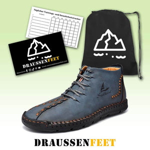 Mode Winter Männer Leder handgefertigte Herbst Casual Outdoor Stiefeletten