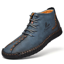 Lade das Bild in den Galerie-Viewer, Mode Winter Männer Leder handgefertigte Herbst Casual Outdoor Stiefeletten
