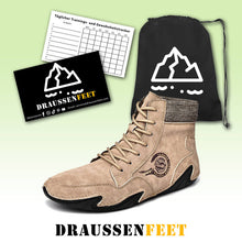 Load image into Gallery viewer, Men&#39;s microfiber leather hand sewing comfortable soft sock boots
