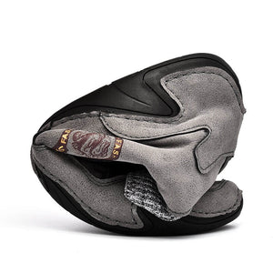 Men's microfiber leather hand sewing comfortable soft sock boots