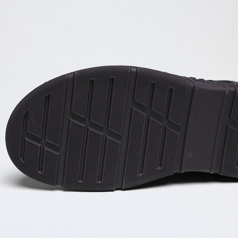 Herren Handnähen Mikrofaser Leder rutschfeste weiche Stiefeletten