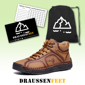 draussenfeet handgemachte lederschuhe stiefel 31242 braun