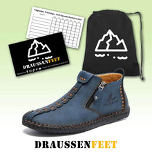 Lade das Bild in den Galerie-Viewer, Salkin Herren Hand Nähen Seite Reißverschluss Soft Comfy Slip On Stiefeletten
