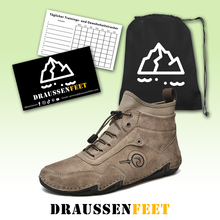 Lade das Bild in den Galerie-Viewer, draussenfeet handgemachte lederschuhe stiefel 31368 hellbraun
