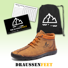 Lade das Bild in den Galerie-Viewer, draussenfeet handgemachte lederschuhe stiefel 31399 braun
