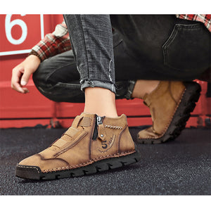 draussenfeet handgemachte lederschuhe stiefel 31400 gelb