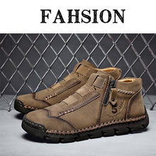 Lade das Bild in den Galerie-Viewer, draussenfeet handgemachte lederschuhe stiefel 31400 khaki
