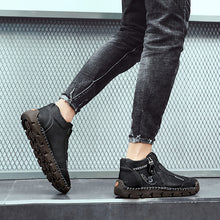 Lade das Bild in den Galerie-Viewer, draussenfeet handgemachte lederschuhe stiefel 31400 schwarz
