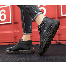 Lade das Bild in den Galerie-Viewer, draussenfeet handgemachte lederschuhe stiefel 31400 schwarz
