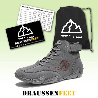 Winter Herren Stiefel Wildleder Mit Fell Stiefeletten Herren Freizeitstiefel Warmhalten Westernstiefel Herren Casual Sneakers