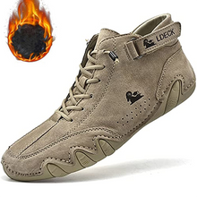 Lade das Bild in den Galerie-Viewer, draussenfeet handgemachte lederschuhe stiefel 31425 khaki pluschfutter
