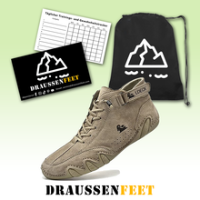 Lade das Bild in den Galerie-Viewer, draussenfeet handgemachte lederschuhe stiefel 31425 khaki pluschfutter
