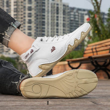 Load image into Gallery viewer, Men&#39;s women handmade high boots made of suede with Velcro fastener, Beck shoes made of waterproof leather, casual sneakers, non-slip, breathable (unisex)

