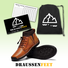 Lade das Bild in den Galerie-Viewer, draussenfeet handgemachte lederschuhe stiefel 31440 braun
