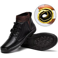 Lade das Bild in den Galerie-Viewer, draussenfeet handgemachte lederschuhe stiefel 31440 schwarz
