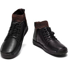 Lade das Bild in den Galerie-Viewer, draussenfeet handgemachte lederschuhe stiefel 31440 schwarz
