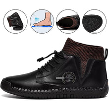 Lade das Bild in den Galerie-Viewer, draussenfeet handgemachte lederschuhe stiefel 31440 schwarz
