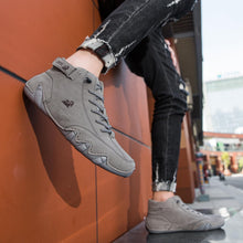 Lade das Bild in den Galerie-Viewer, draussenfeet handgemachte lederschuhe stiefel 31472 grau
