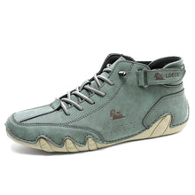 Lade das Bild in den Galerie-Viewer, draussenfeet handgemachte lederschuhe stiefel 31472 grun
