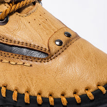 Lade das Bild in den Galerie-Viewer, draussenfeet handgemachte lederschuhe stiefel 31483 gelb
