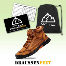 Lade das Bild in den Galerie-Viewer, Herren Casual Leder Fashion Sneakers Knöchel Chukka Boots Handgefertigte Leichte Loafer Mid-Top Dress Boots Walking Driving Schuhe
