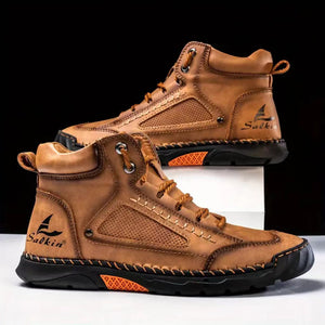 draussenfeet handgemachte lederschuhe stiefel 31528 golden