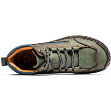 Lade das Bild in den Galerie-Viewer, draussenfeet handgemachte lederschuhe stiefel 31528 grun
