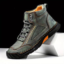 Lade das Bild in den Galerie-Viewer, draussenfeet handgemachte lederschuhe stiefel 31528 grun
