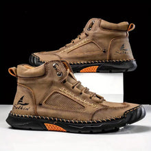 Lade das Bild in den Galerie-Viewer, draussenfeet handgemachte lederschuhe stiefel 31528 khaki
