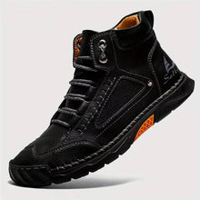 Lade das Bild in den Galerie-Viewer, Herren Casual Leder Fashion Sneakers Knöchel Chukka Boots Handgefertigte Leichte Loafer Mid-Top Dress Boots Walking Driving Schuhe
