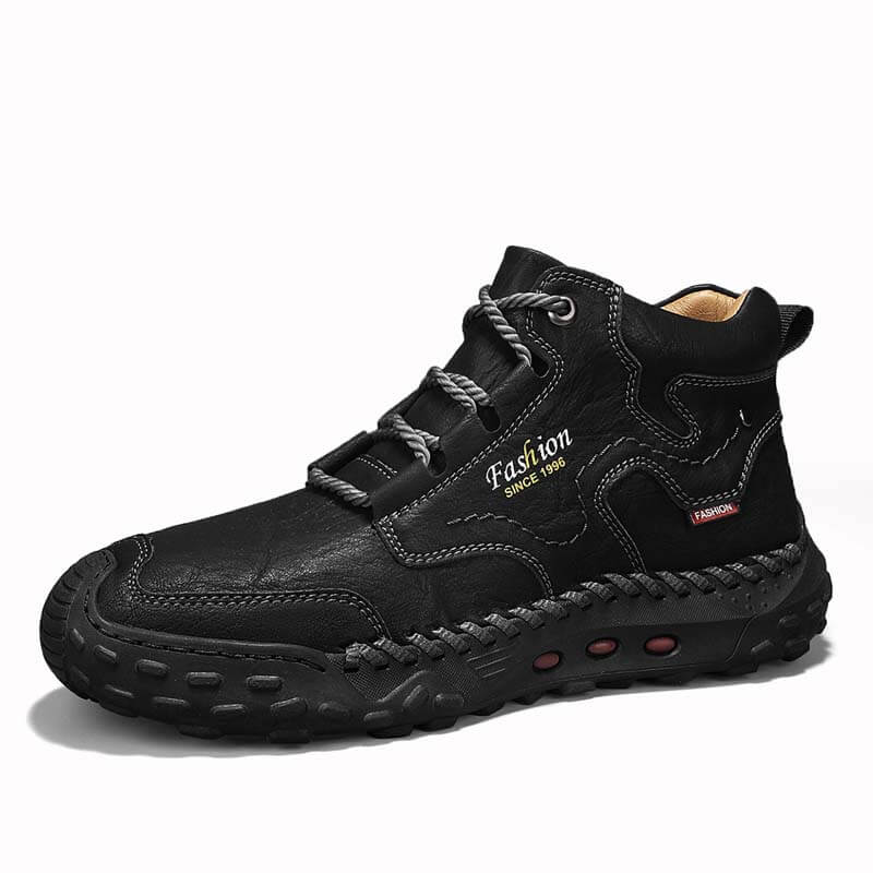 Herren Martin Stiefel Frühling Casual Hand Stitching Lederschuhe