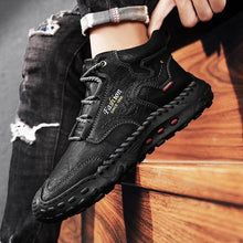 Lade das Bild in den Galerie-Viewer, Herren Martin Stiefel Frühling Casual Hand Stitching Lederschuhe

