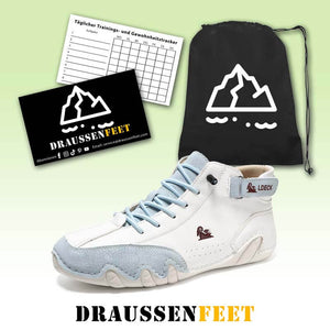 Herren Damen Handgefertigte Stiefel Wildleder Klettverschluss Beck Schuhe Wasserdichtem Lässige Rutschfest Barfußschuhe (Unisex)