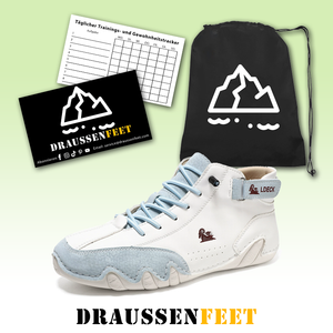 draussenfeet handgemachte lederschuhe stiefel 31575 weiss blau 