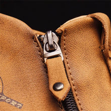 Load image into Gallery viewer, Men&#39;s hand sew leather slipproof side zipper leisure boot
