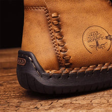Load image into Gallery viewer, Men&#39;s hand sew leather slipproof side zipper leisure boot
