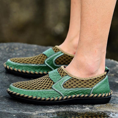 Herren Slip-on Atmungsaktiv schuhe Flach Weibliche Schuhe