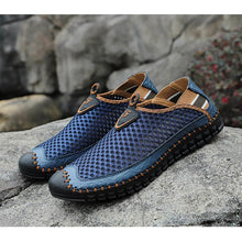 Cargar imagen en el visor de la galería, Zapatillas de enclavamiento transpirables para hombres zapatillas informales al aire libre
