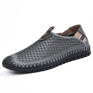 Zapatillas de enclavamiento transpirables para hombres zapatillas informales al aire libre