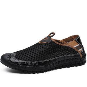 Zapatillas de enclavamiento transpirables para hombres zapatillas informales al aire libre