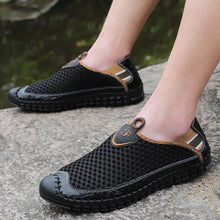 Cargar imagen en el visor de la galería, Zapatillas de enclavamiento transpirables para hombres zapatillas informales al aire libre
