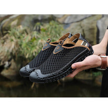 Cargar imagen en el visor de la galería, Zapatillas de enclavamiento transpirables para hombres zapatillas informales al aire libre
