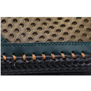 Sommer Atmungsaktives Mesh Männer Casual Schuhe Für Komfortabel Handgemachten Männer Lace-Up müßiggänger Männer Schuhe