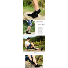 Lade das Bild in den Galerie-Viewer, draussenfeet handgemachte lederschuhe wasserschuhe 31342 schwarz
