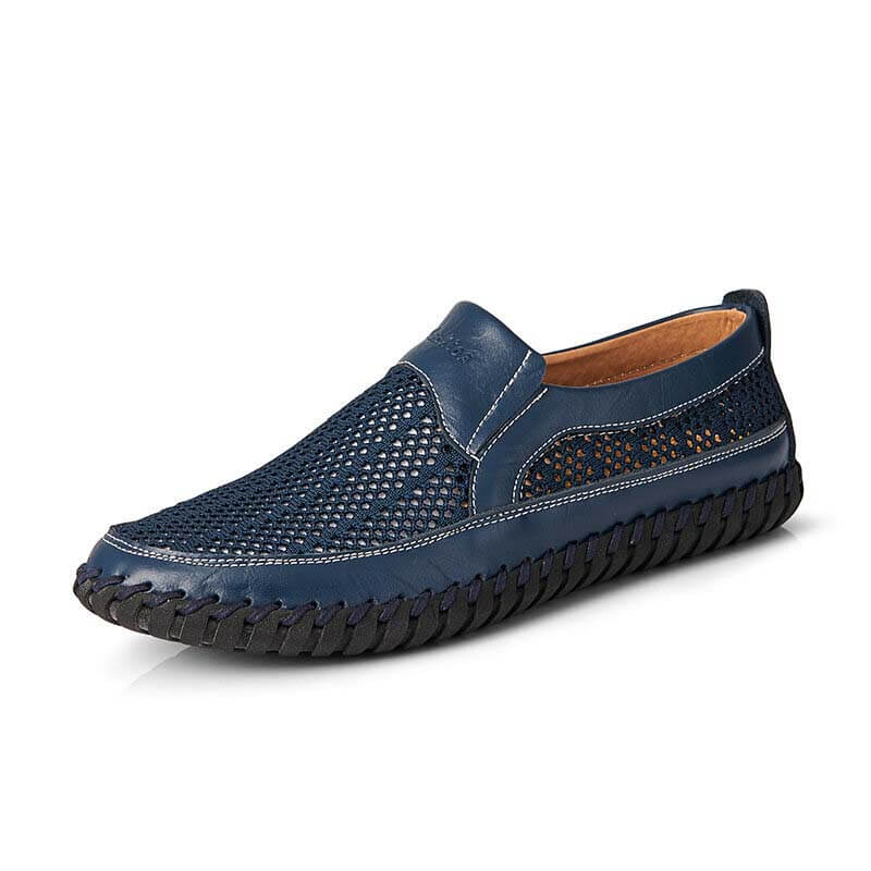 Männer Mesh-Gewebe bequeme rutschfeste weiche Sohle Outdoor-Freizeitschuhe
