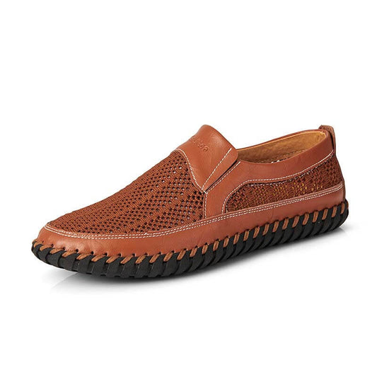 Männer Mesh-Gewebe bequeme rutschfeste weiche Sohle Outdoor-Freizeitschuhe
